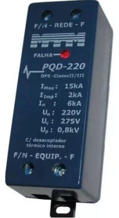 Prot Contra Surto Mps-65/n Dps Clas I Slim 80ka 110/127v Mtm