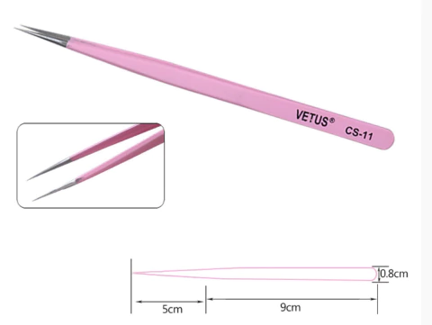 PINZAS PARA PESTAÑAS CD: VETUS CS-11