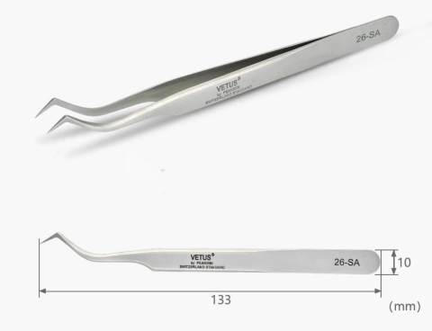 PINZAS PARA PESTAÑAS CD: VETUS 26-SA