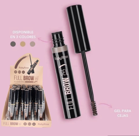 GEL LAMINADO DE CEJAS TINTA FULL BROW GEL RUBY ROSE DURACION CD: HB-8421