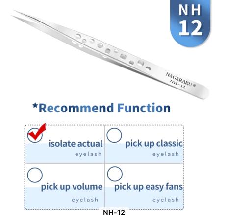 PINZAS PARA PESTAÑAS NAGARAKU CD: NH12