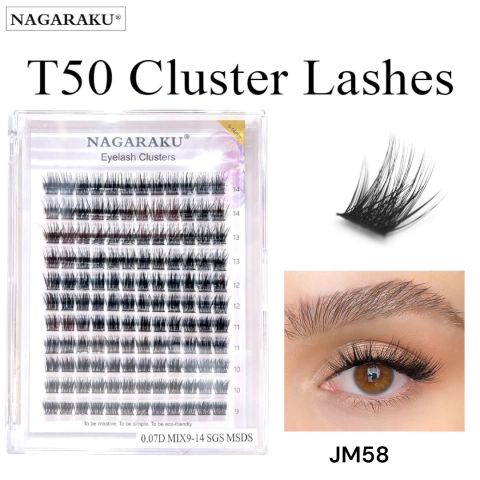 EXTENSIONES DE PESTAÑAS NAGARAKU Eyelash Clusters MIX CD: JM58
