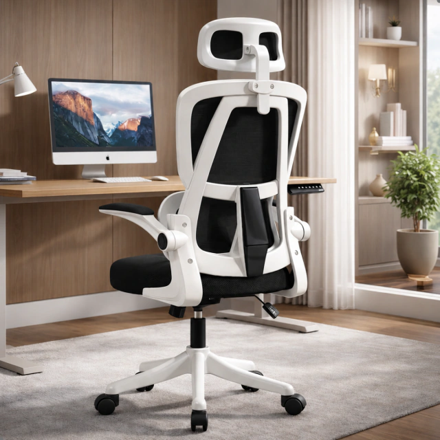Cadeira Ergon&ocirc;mica Veneza BlidShop vista lateral