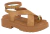 Sandália Feminina Napa Vizzano - Camel - comprar online
