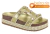 Tamanco Feminino Beira Rio - Dourado - comprar online
