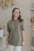 Camiseta Oversize Unissex Básica 100% Algodão Bege