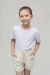 Camiseta Infantil Unissex 100% Algodão Branca - comprar online