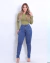 Calça Jeans Skinny Cintura Alta OWZZY 510551