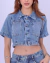 Conjunto Short e Camisa Cropped OWZZY 510561 - Owzzy
