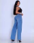 Calça Jeans Wide Leg OWZZY 510582 na internet