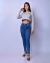 Calça Jeans Skinny Cintura Alta OWZZY 509413