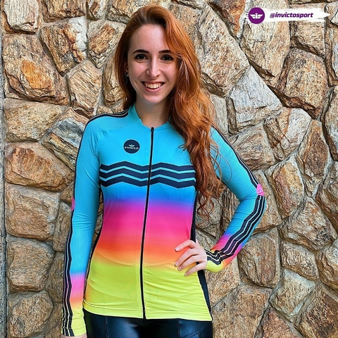 CAMISA ELITE FEMININA ZIG ZAG MANGA LONGA