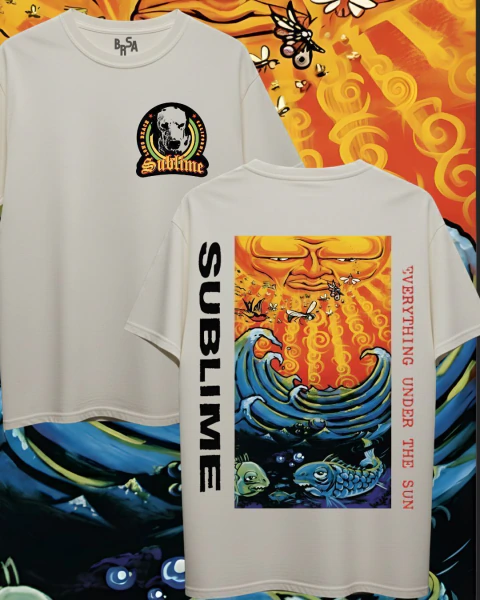 Camiseta Streetwear BRSA - The Sun - Sublime