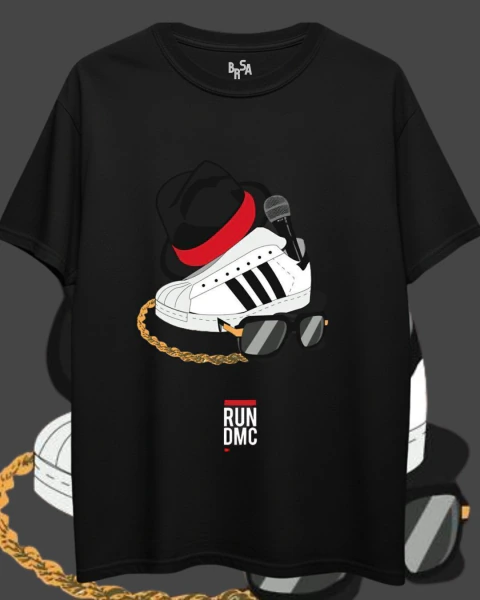 Camiseta Streetwear BRSA - Outfit - Run DMC