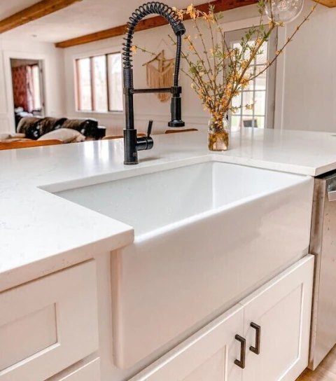 Cuba Em Porcelana Estilo Fazenda Farm Sink Evier 60x46