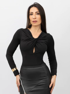 Body Decote Torcido Vazado - comprar online