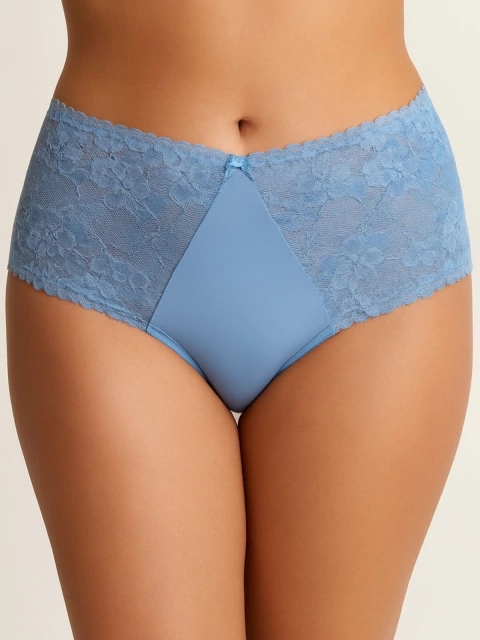 CALCINHA PALA ALTA NÃO É FIO DETALHE RENDA - comprar online