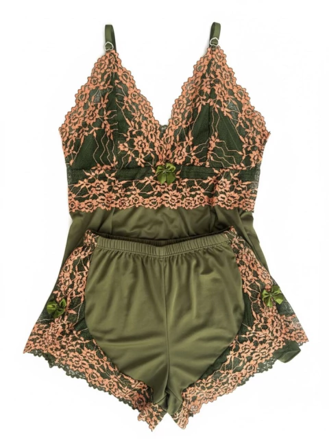 BABY DOLL VERDE COM FERRUGEM - comprar online