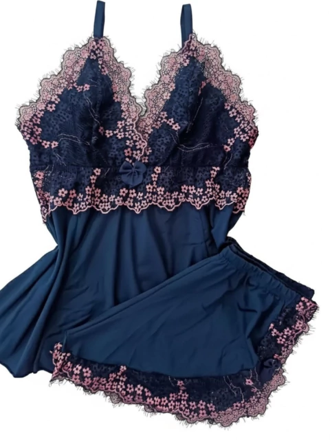 BABY DOLL MARINHO COM ROSE - comprar online