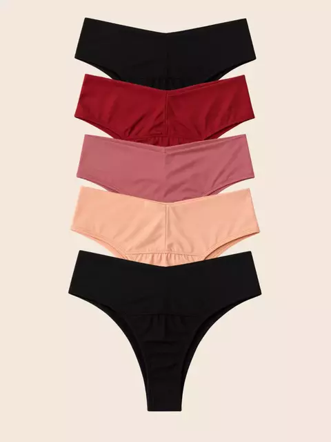 KIT 5 CALCINHA PLUS SEGURA BARRIGA NÃO É FIO - comprar online