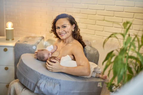 Almofada de Amamentação LUPE Gemelar com Encosto + capa extra - comprar online