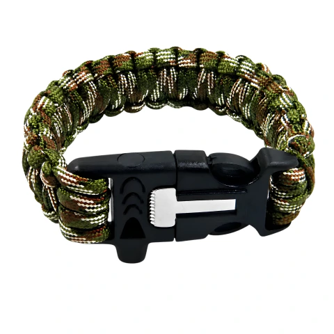 Pulsera Paracord Tactica Supervivencia Emergencia