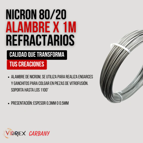 Alambre Nicron 80/20 x 1 metro