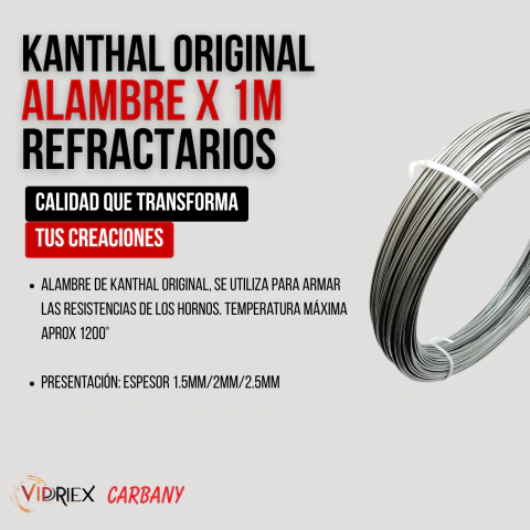 Alambre Kanthal - Original x 1 metro