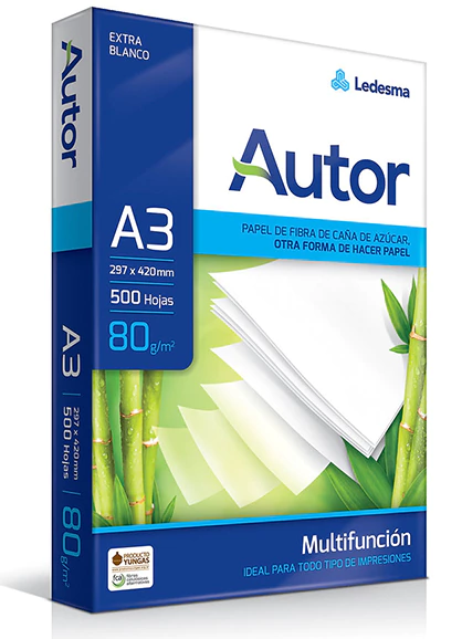 RESMA A3 AUTOR DE 80 GR - comprar online
