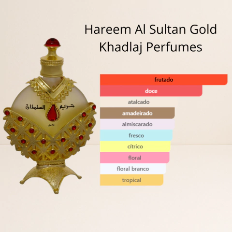 Perfume em Óleo Khadlaj Hareem Al Sultan Gold - 35ml