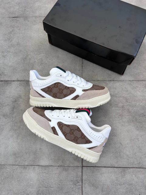 GUCCI RE WEB / MARROM E BRANCO