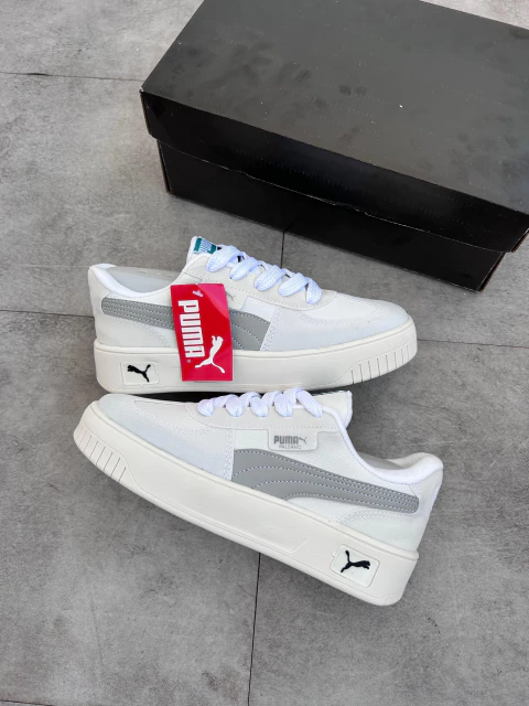 PUMA PALERMO / BRANCO E CINZA