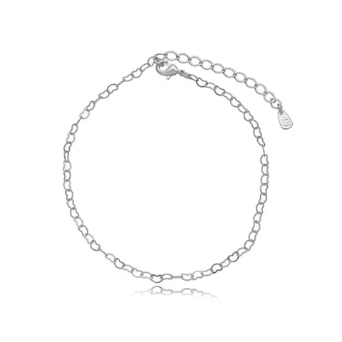 Tornozeleira Semijoia Coração Vazado - comprar online