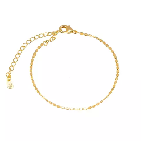 Tornozeleira Semijoia Chapas Redondas Lisas - comprar online