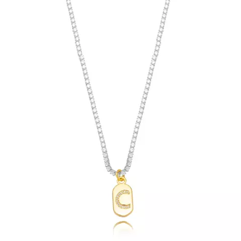 Choker Riviera Letra C - comprar online