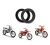 Retentores Cubo Roda Traseira Ktm Husqvarna Gasgas Husaberg Sav - comprar online
