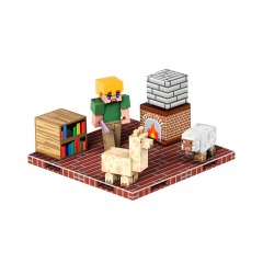 Infini Mine Aquecendo na Lareira – 32 Blocos Magnéticos Criativos para Montar