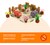 Infini Zoo Raposas – 77 Blocos Magnéticos para Montar Animais com Criatividade - InfinityBlox