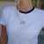 Camiseta Lee® Baby Look Branca Feminina - loja online