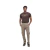Calça Cargo Lee® Caqui Masculina - comprar online