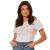 Camiseta Lee® Baby Look Branca Feminina