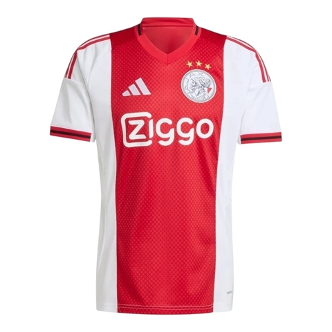 Camisa Ajax I 25/26 - Torcedor Adidas Masculina - Branca e vermelha