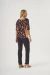 Blusa Estampa Fita Decote V - loja online