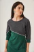 Vestido Recorte Nervurado - loja online
