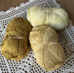 Hilo de Algodón - Amarillo Patito - Tami Bloss
