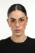 Óculos de Sol Feminino Oval Metal Daya Dourado com Lente Laranja