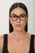 Óculos de Grau Armação Feminino Vicent Preto - comprar online
