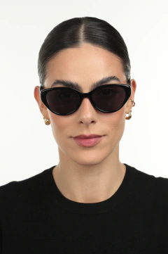 Óculos de Sol Feminino Gatinho Verona Preto