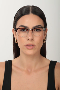 Óculos de Grau Armação Feminina Quadrado Harry Tartaruga - comprar online