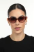 Óculos de Sol Feminino Gatinho Verona Tartaruga com Lente Marrom